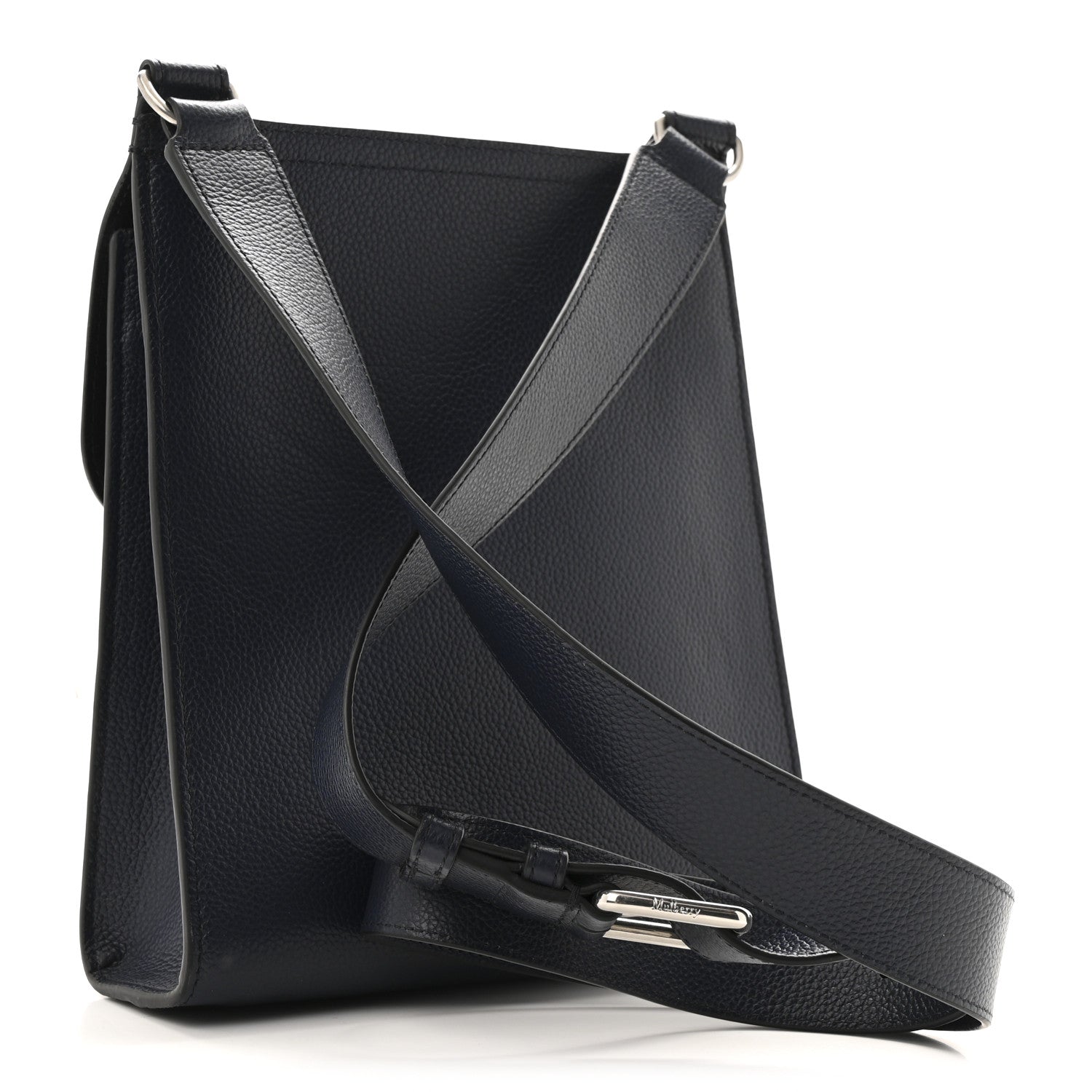 Mulberry Small Classic Grain Calfskin Antony Messenger Crossbody Night Sky 3 of 11