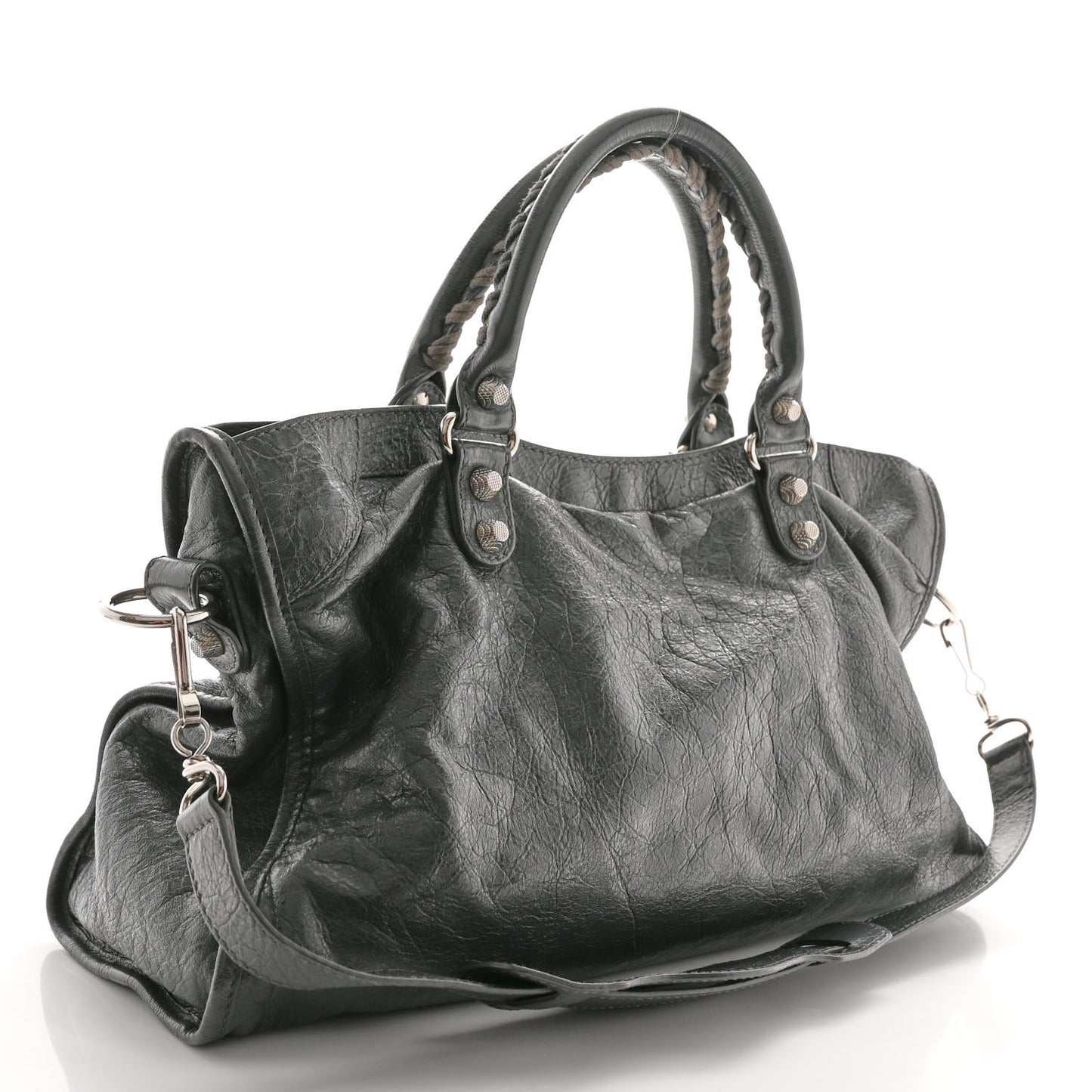 Agneau Giant 12 Silver Hardware City Gris Fossile