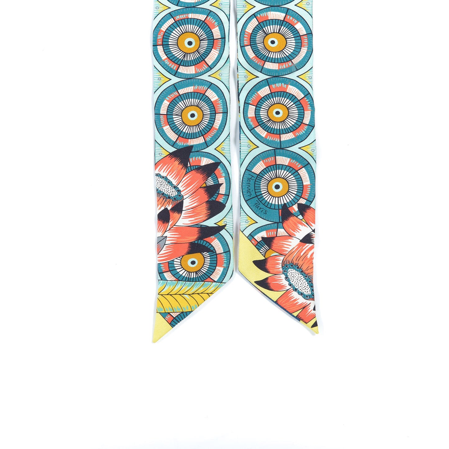 Silk The Savana Dance Twilly Turquoise Petrole Jaune