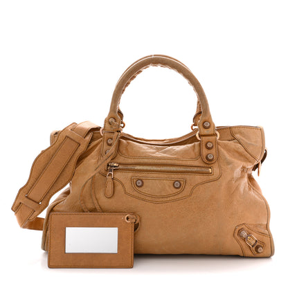 Balenciaga Agneau Giant 12 Rose Gold Hardware City Cumin 3 of 19