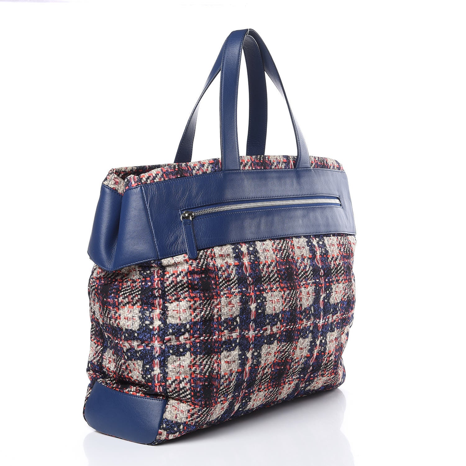 Chanel Lambskin Tweed Printed Tote Multicolor 3 of 10