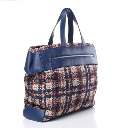 Chanel Lambskin Tweed Printed Tote Multicolor 3 of 10