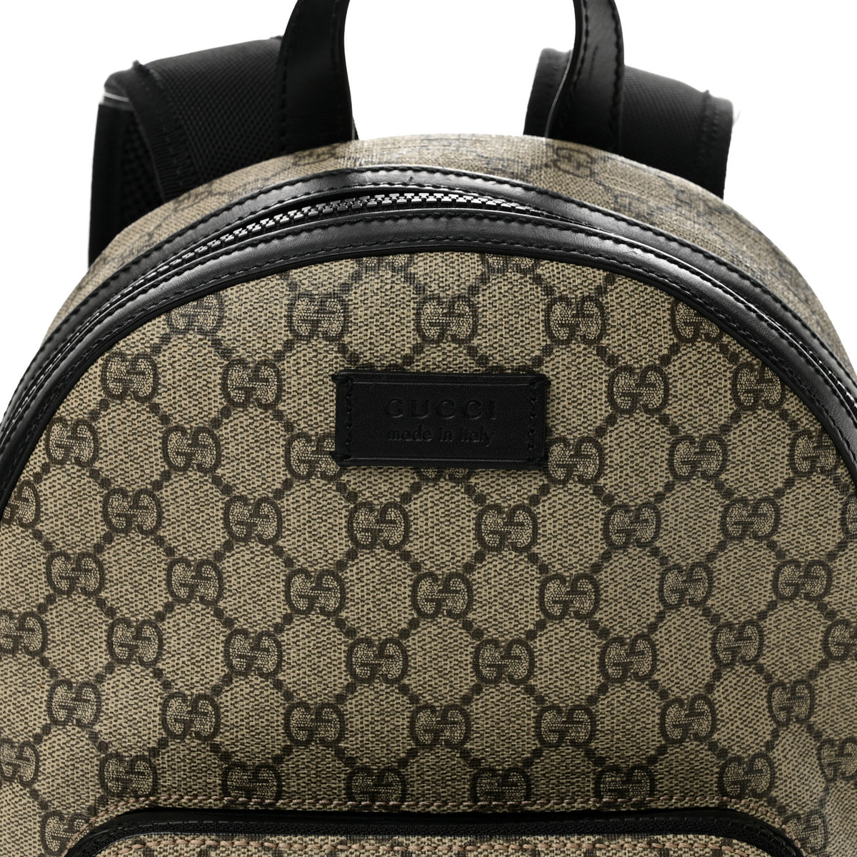 GG Supreme Monogram Small Eden Day Backpack Black