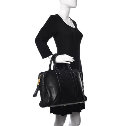 Tom Ford Calfskin Buckley Briefcase Black 2 of 9