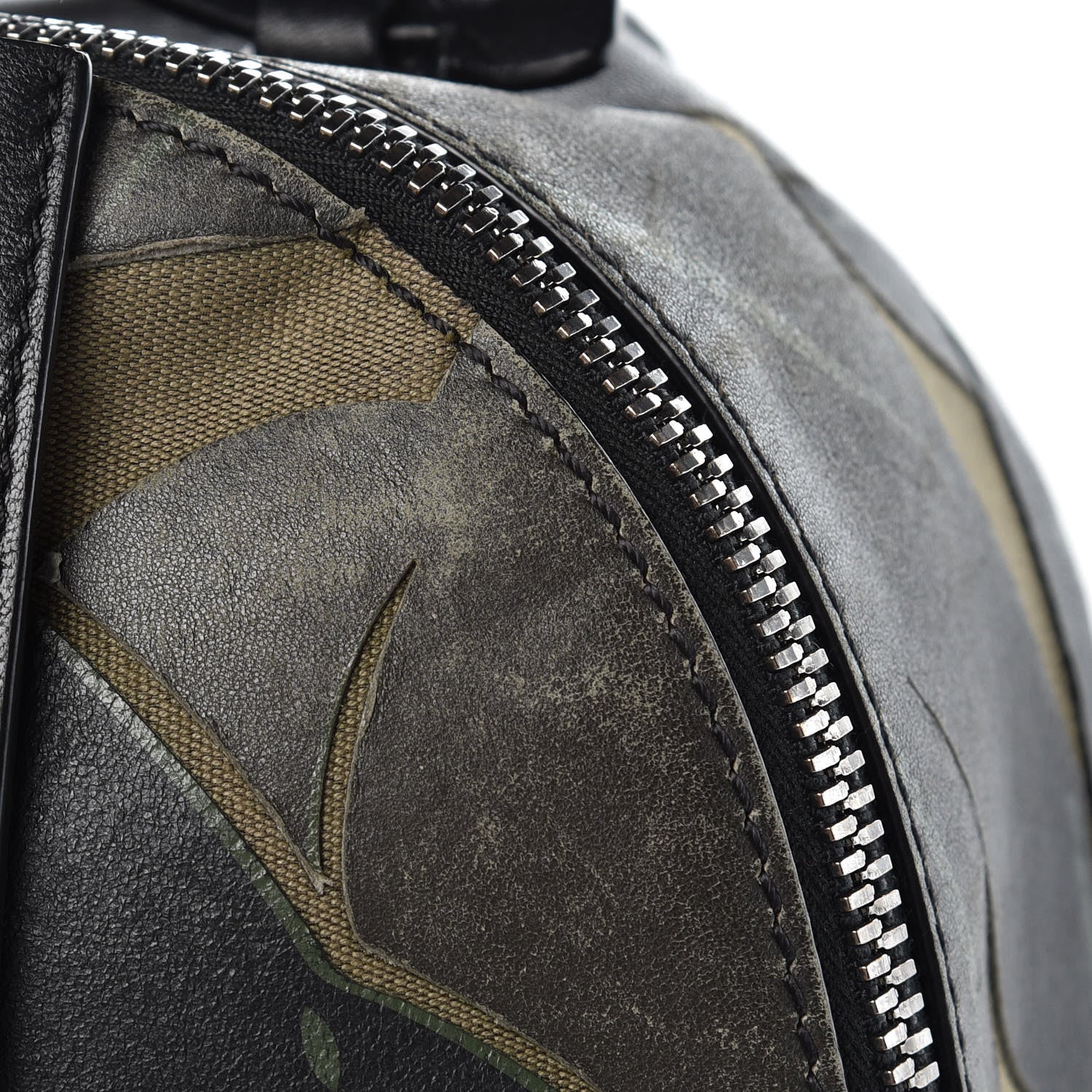 Valentino Garavani Nappa Canvas Panther Backpack Green 15 of 15