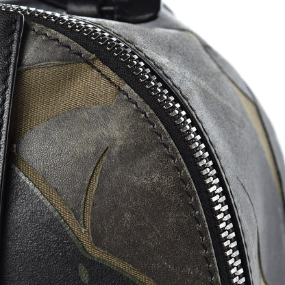 Valentino Garavani Nappa Canvas Panther Backpack Green 15 of 15