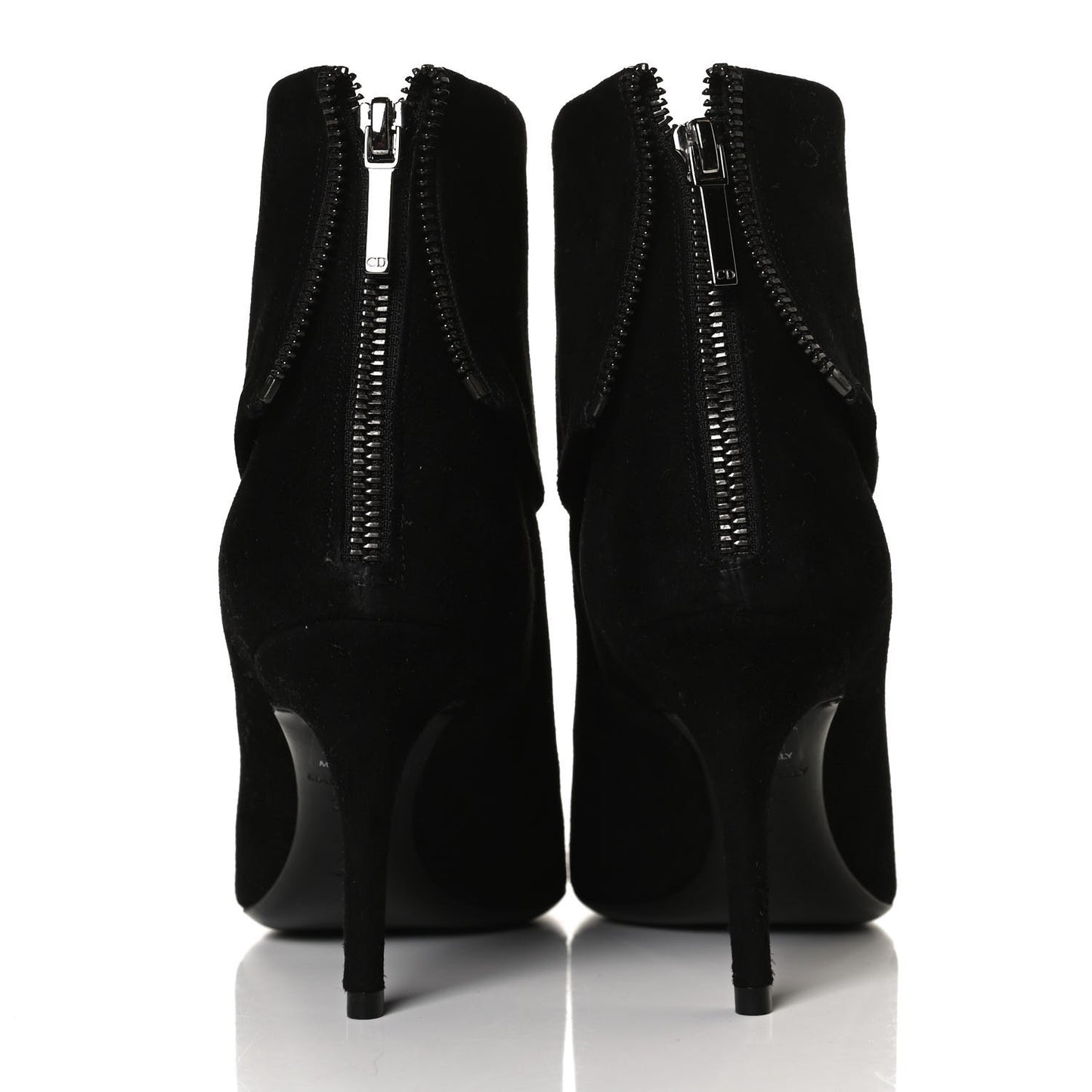 Suede Reverso Ankle Boots 35.5 Black