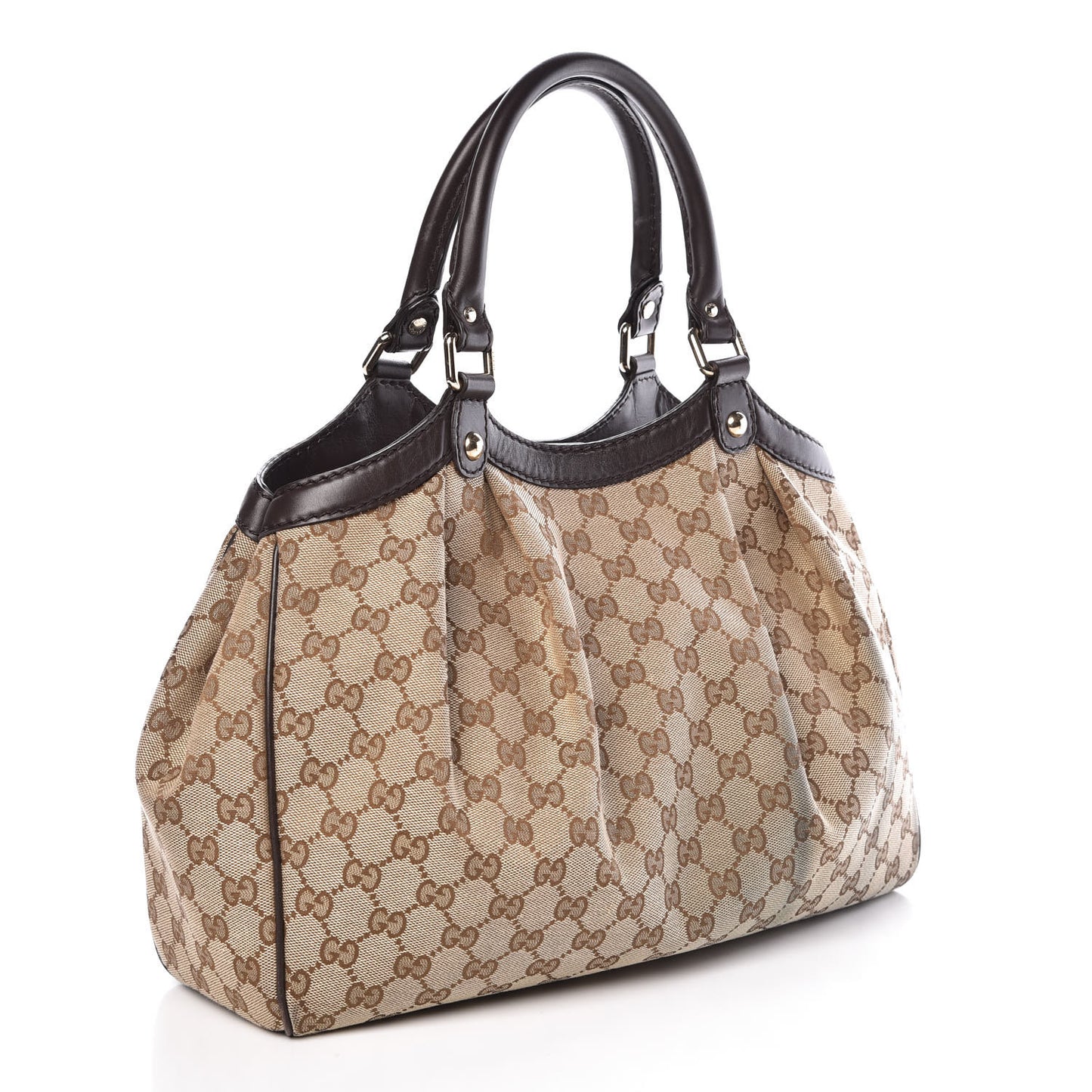 Monogram Medium Sukey Tote Dark Brown
