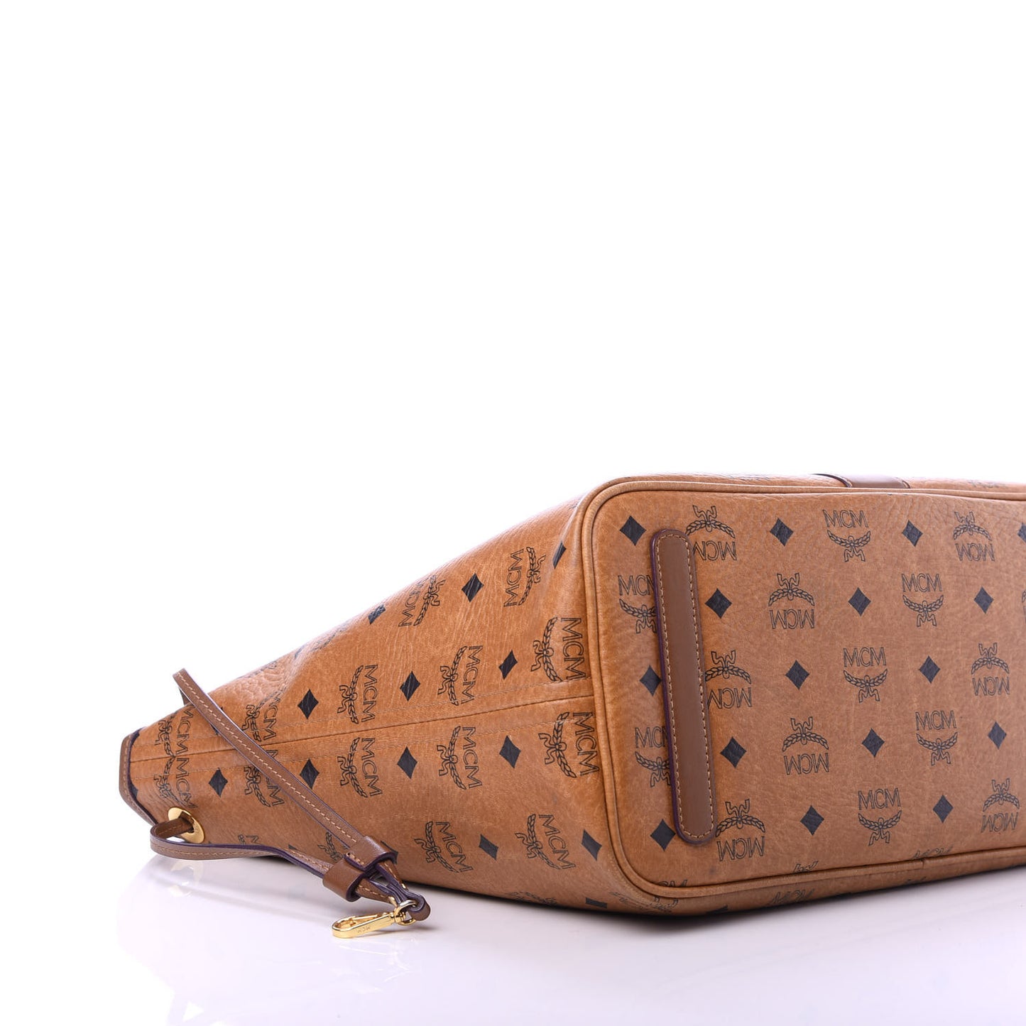 Visetos Medium Liz Reversible Shopper Tote Cognac