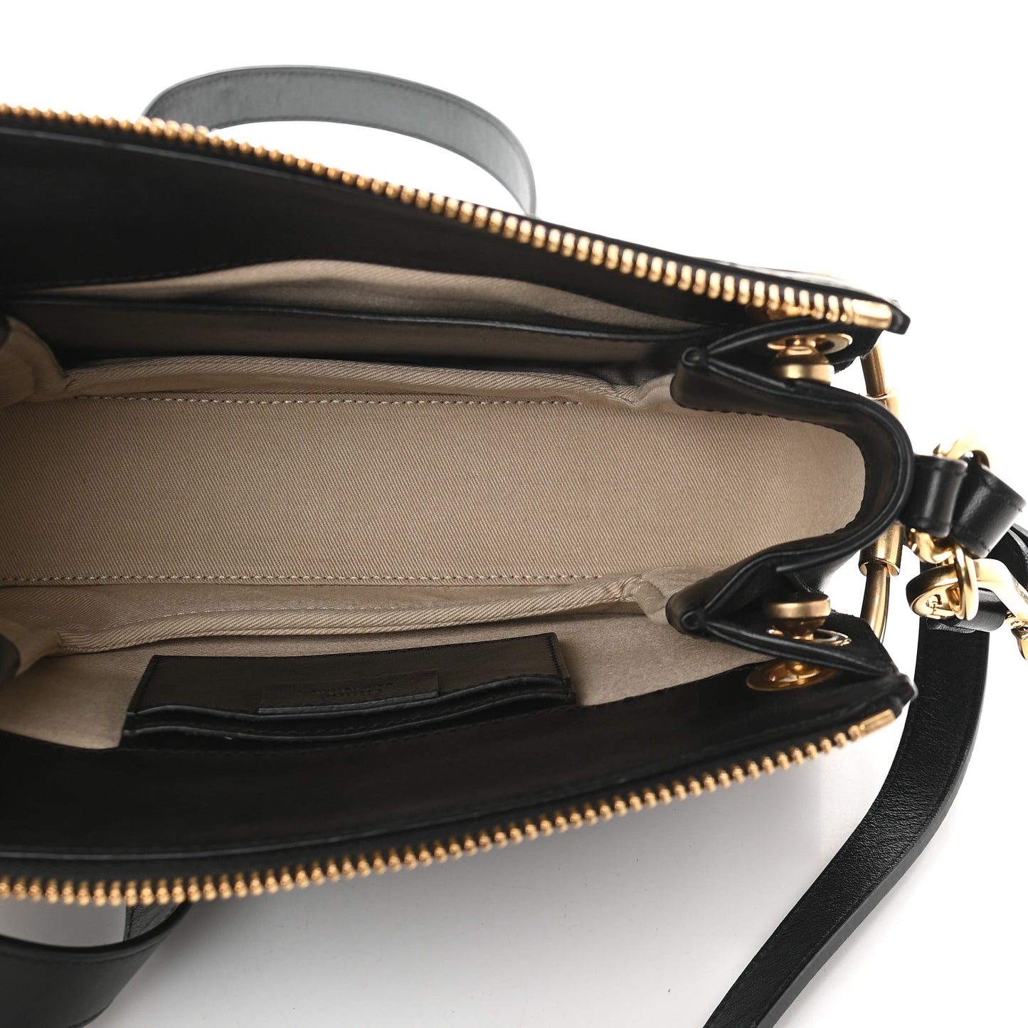 Calfskin Suede Small Roy Bag Black