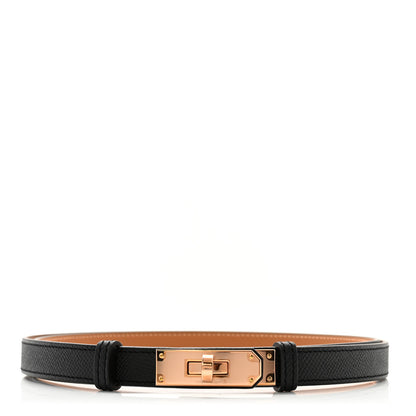 Hermes Epsom Kelly Belt Black 1 of 4