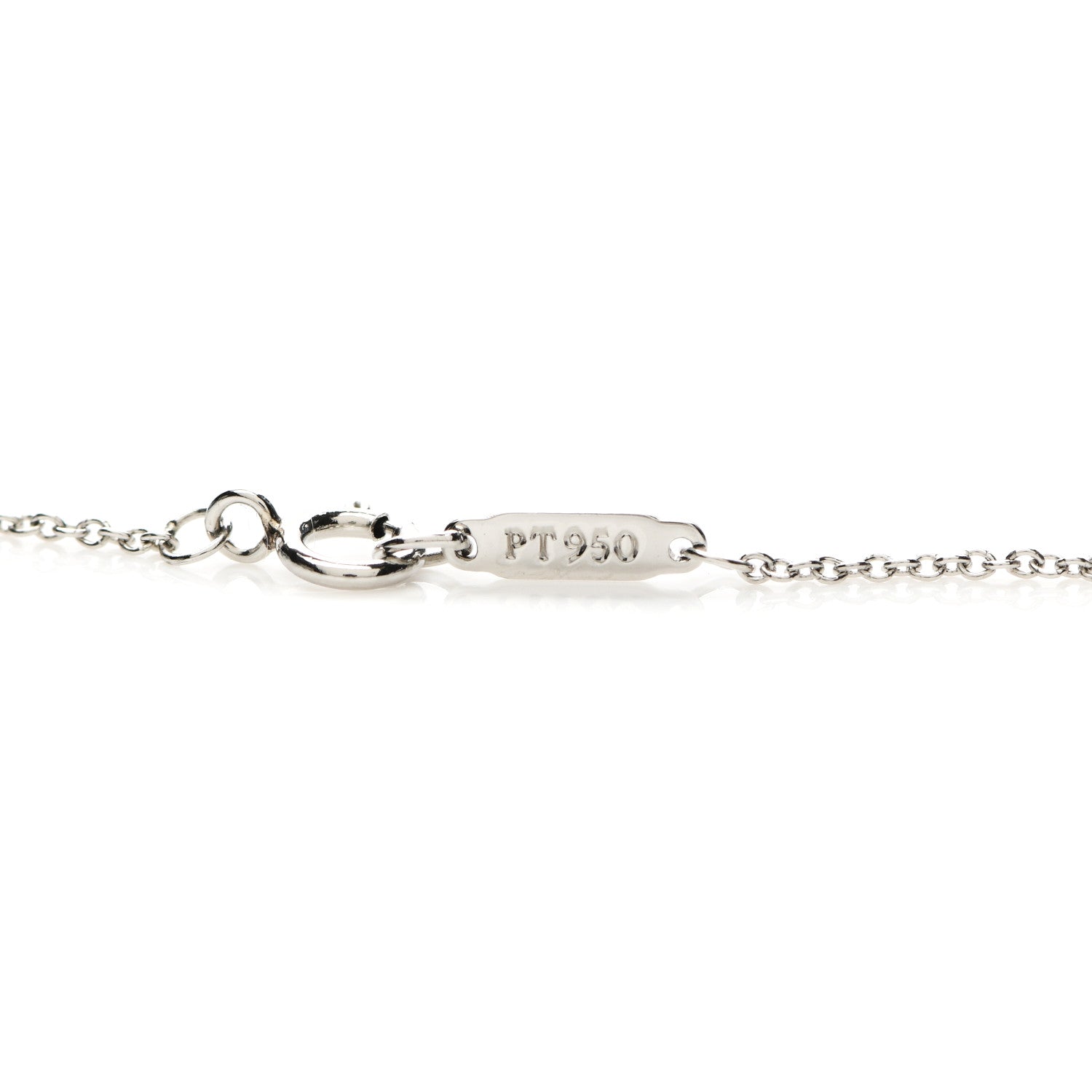 Tiffany Platinum Diamond .61ct Solitaire Pendant Necklace 4 of 6