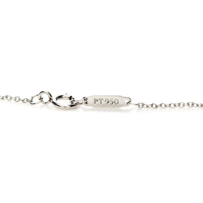 Tiffany Platinum Diamond .61ct Solitaire Pendant Necklace 4 of 6