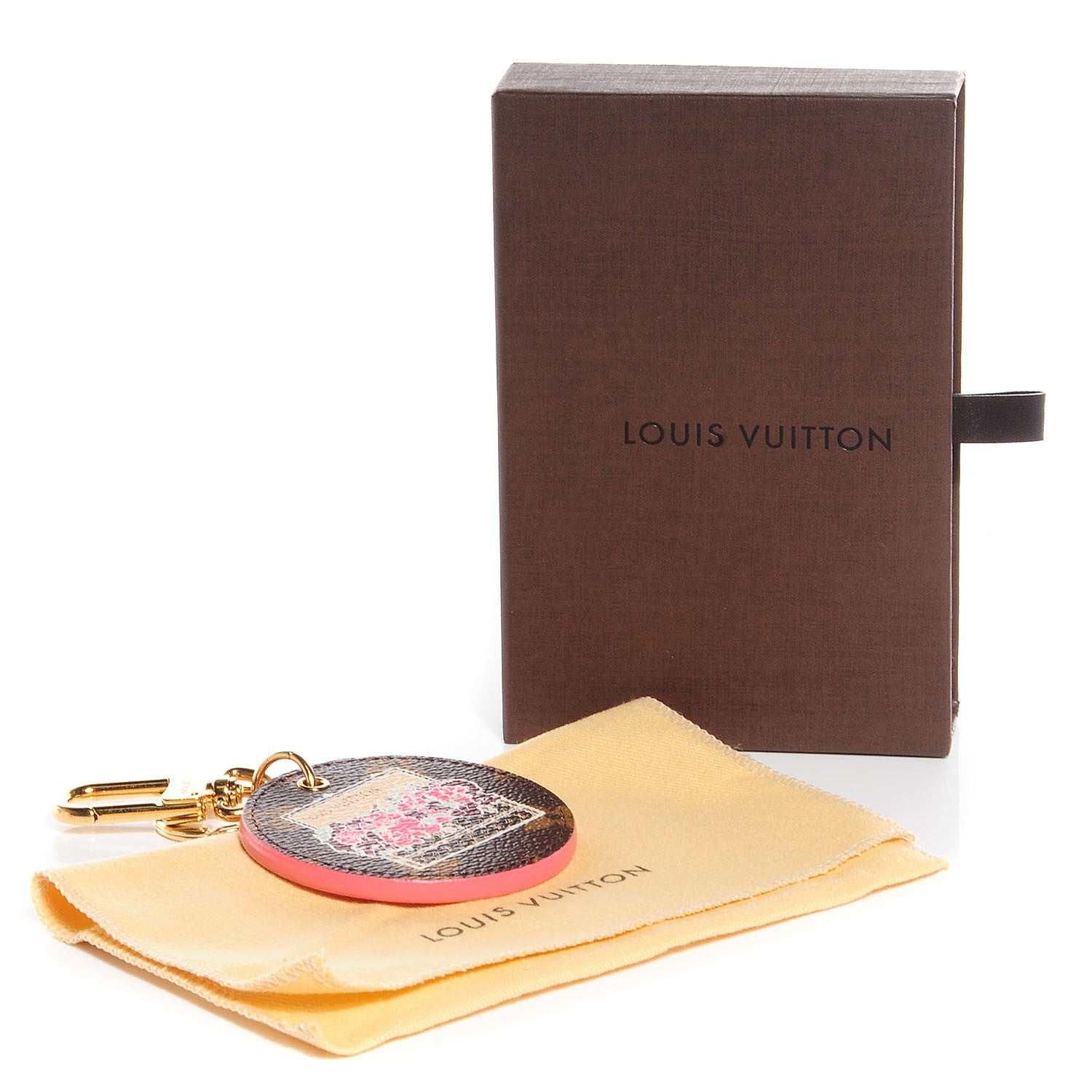 Louis Vuitton Monogram Illustre Posies Bag Charm 5 of 5