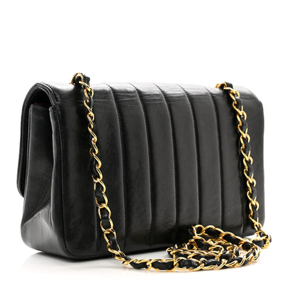 Chanel Lambskin Quilted Medium Mademoiselle Single Flap Black 3 of 10