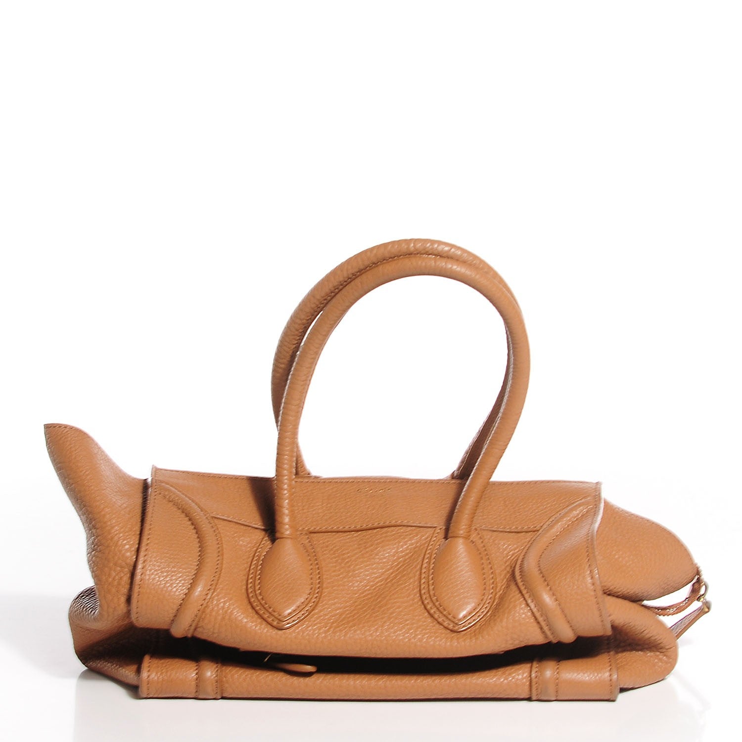 Celine Pebbled Calfskin Mini Luggage Camel 9 of 9