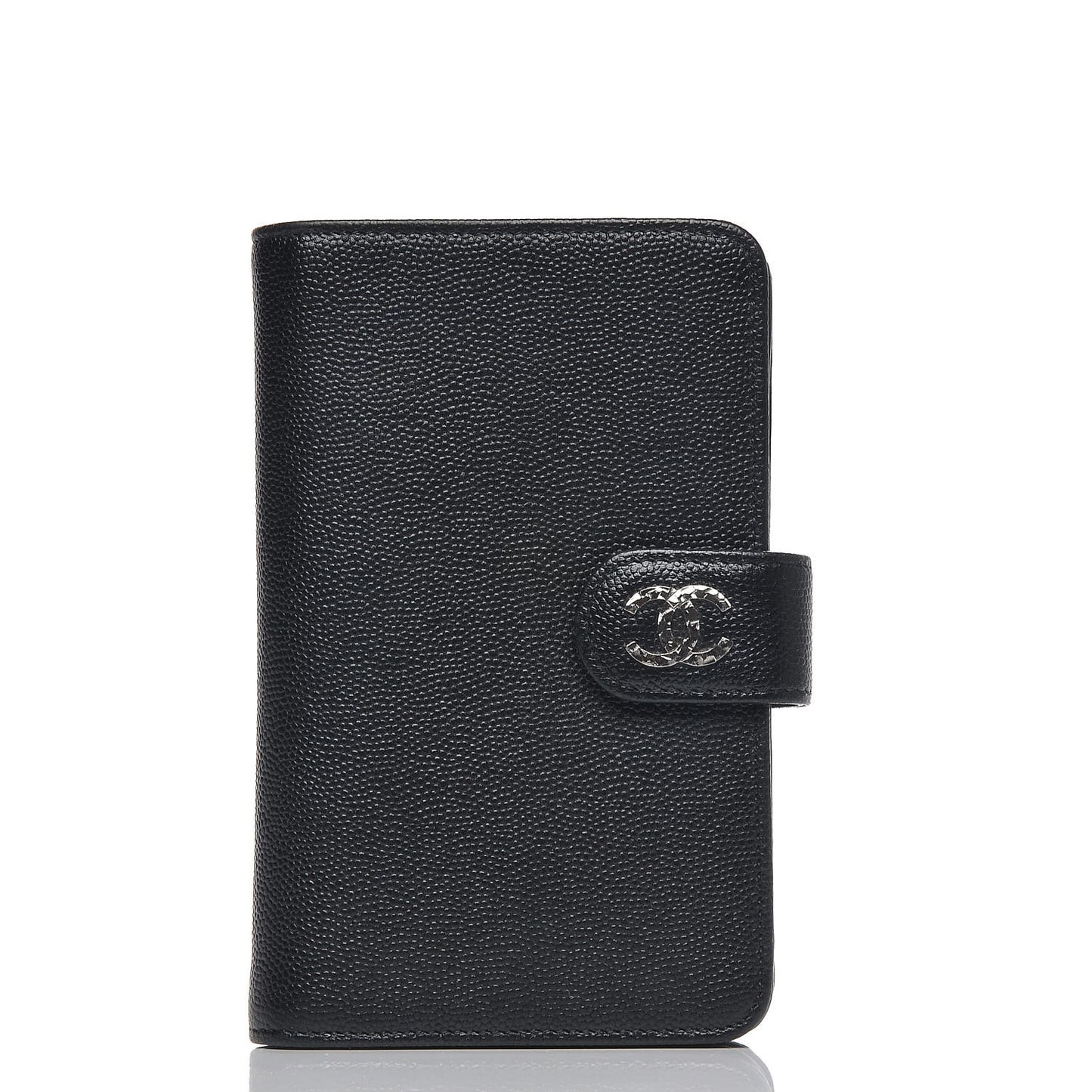 Caviar Sevruga L Zip Pocket Wallet Black