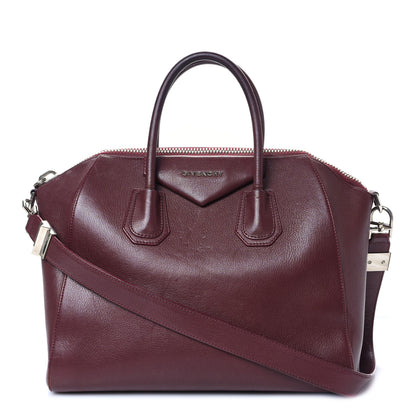 Givenchy Sugar Goatskin Medium Antigona Burgundy 1 of 9