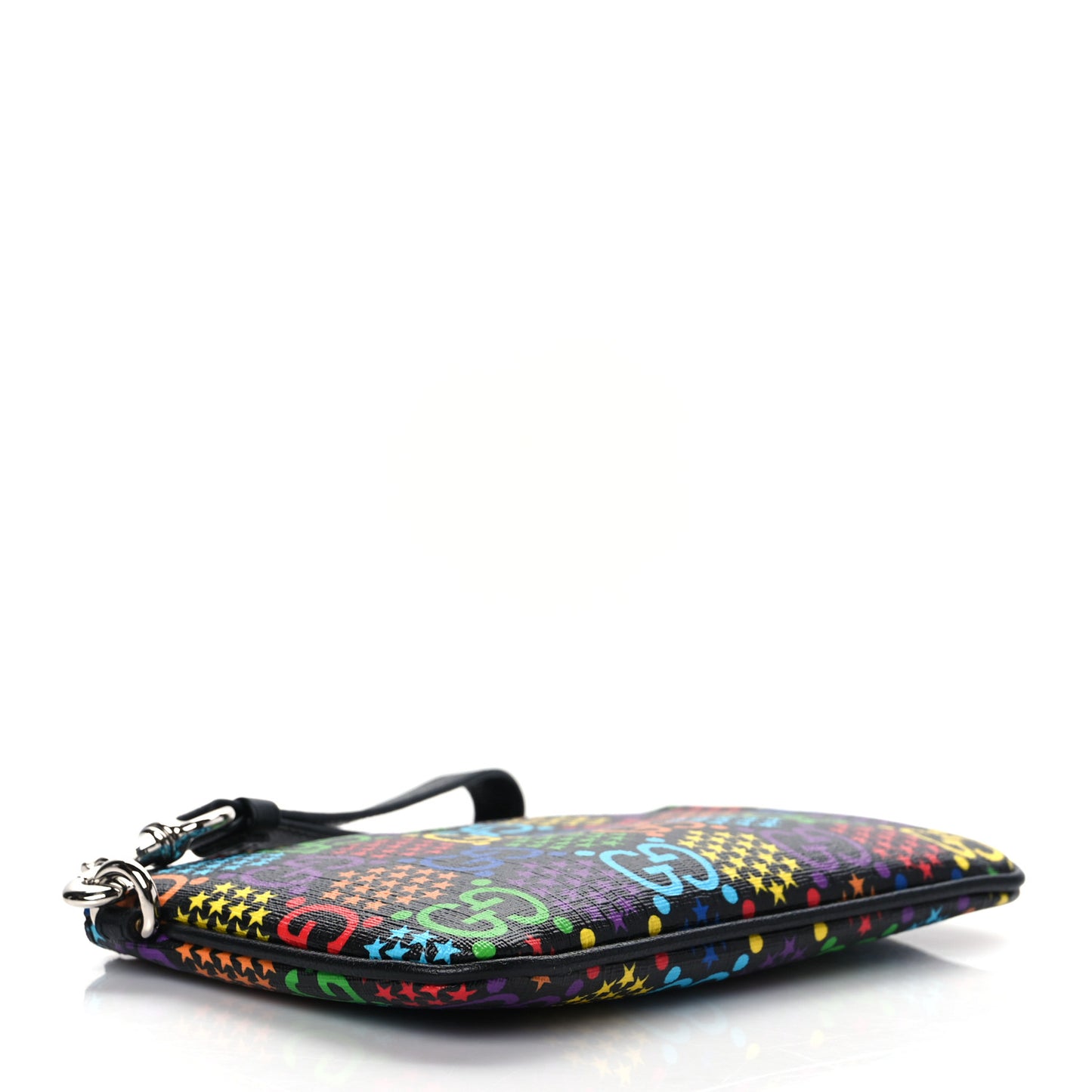 GG Supreme Monogram Psychedelic iPhone Pouch Black