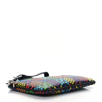 Gucci GG Supreme Monogram Psychedelic iPhone Pouch Black 4 of 10