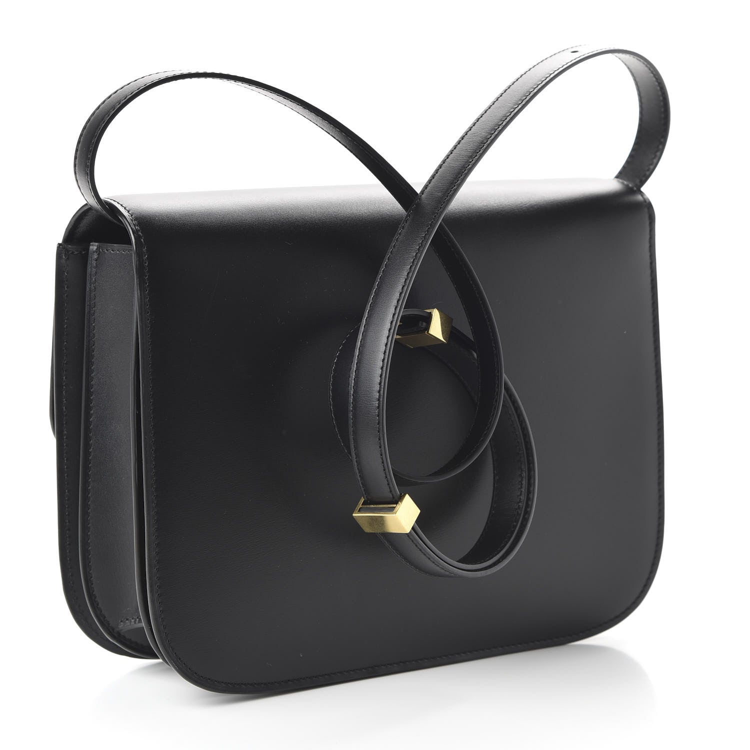 Celine Box Calfskin Medium Classic Box Flap Bag Black 3 of 9