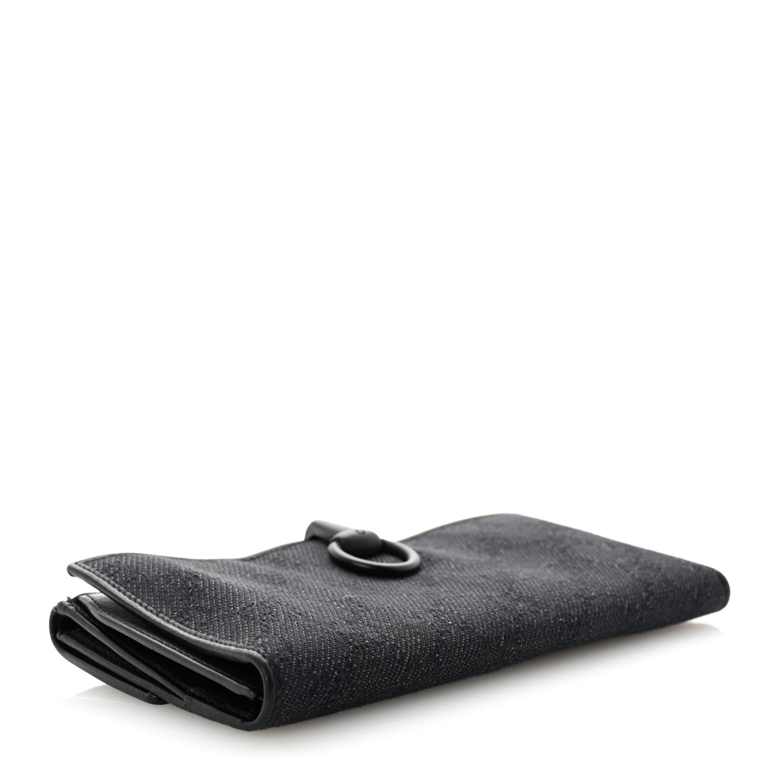 Gucci Monogram Horsebit Continental Wallet  Black 4 of 8