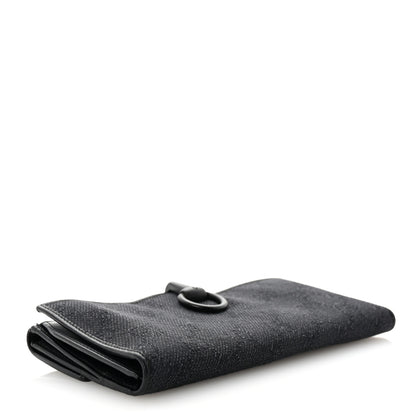 Gucci Monogram Horsebit Continental Wallet  Black 4 of 8