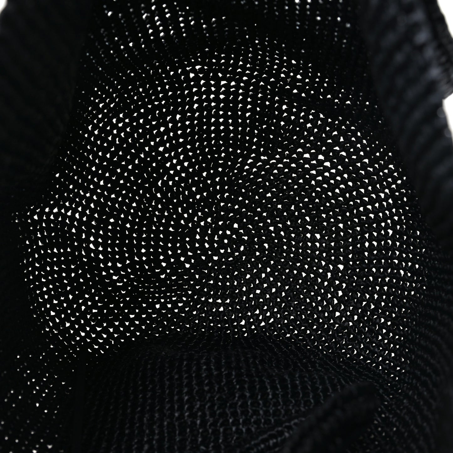 Raffia Genevieve Tote Bag Black