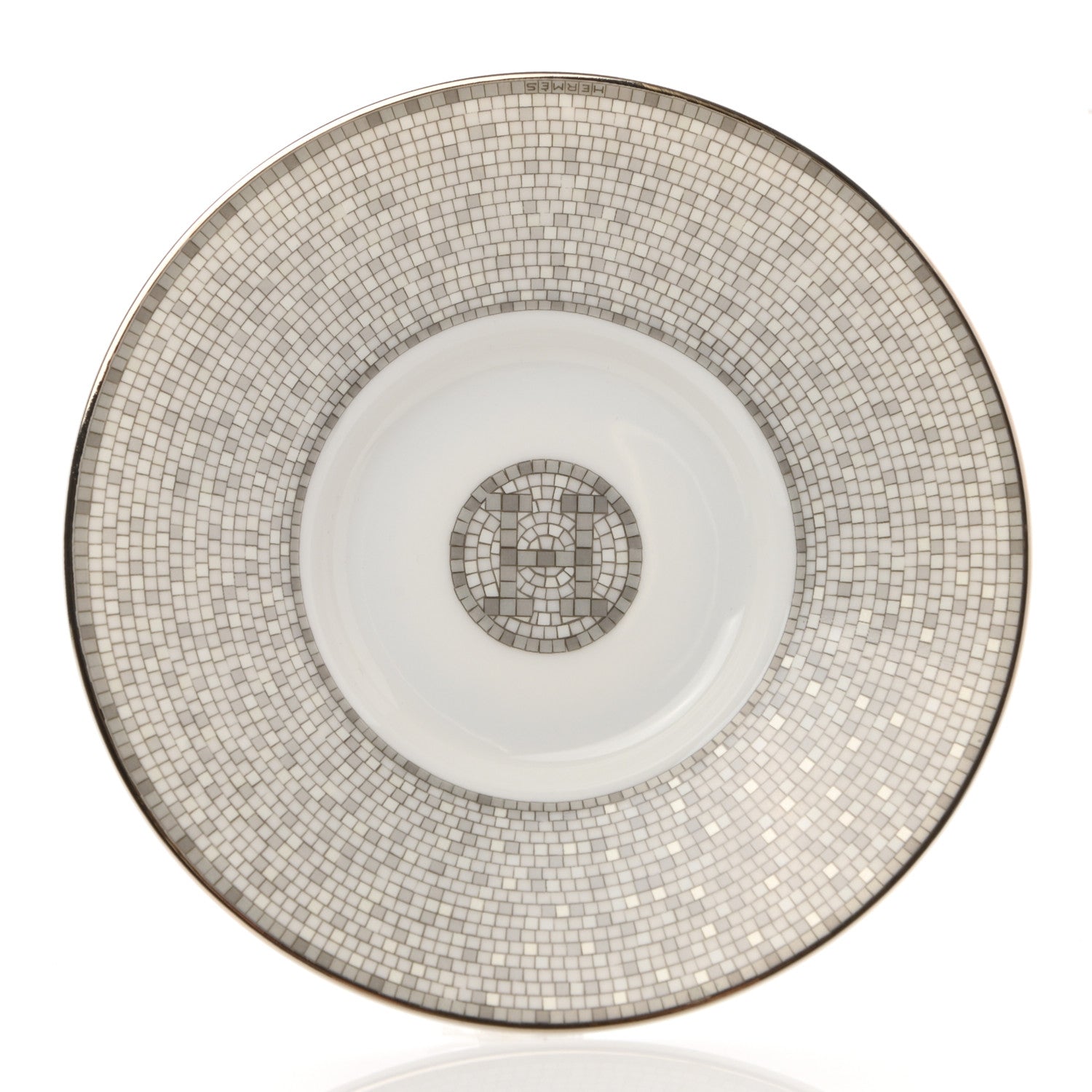 Hermes Porcelain Mosaique au 24 Coffee Cup and Saucer Set of 2 5 of 12