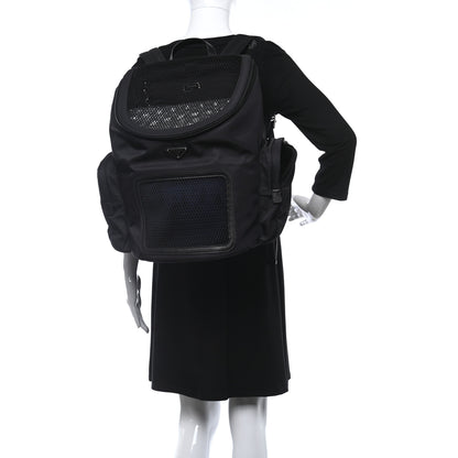 Prada Re-Nylon Saffiano Pet Carrier Backpack Black 2 of 11