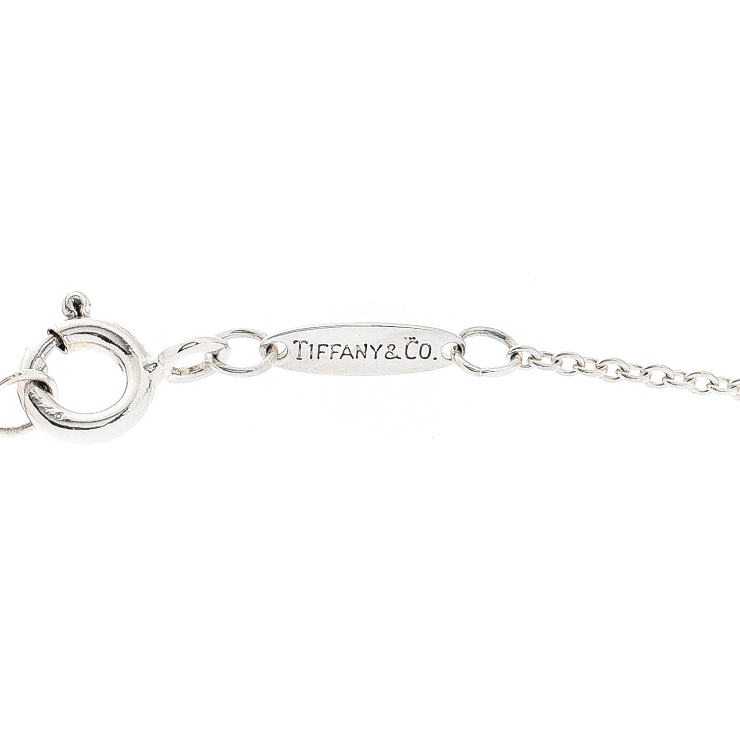 Sterling Silver Elsa Peretti Letter L Pendant Necklace
