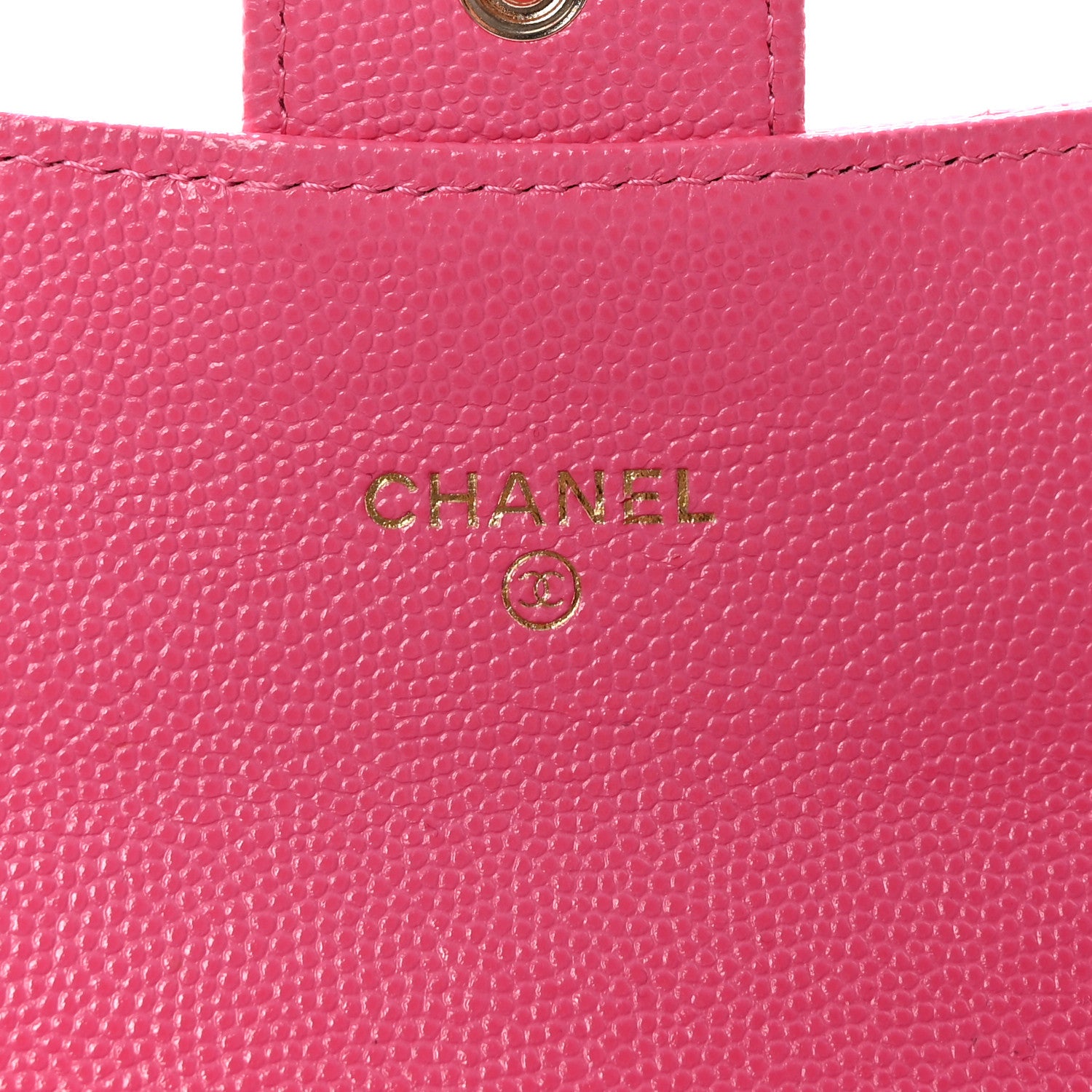 Chanel Caviar Quilted Medium Gusset Flap Wallet Pink 6 of 8