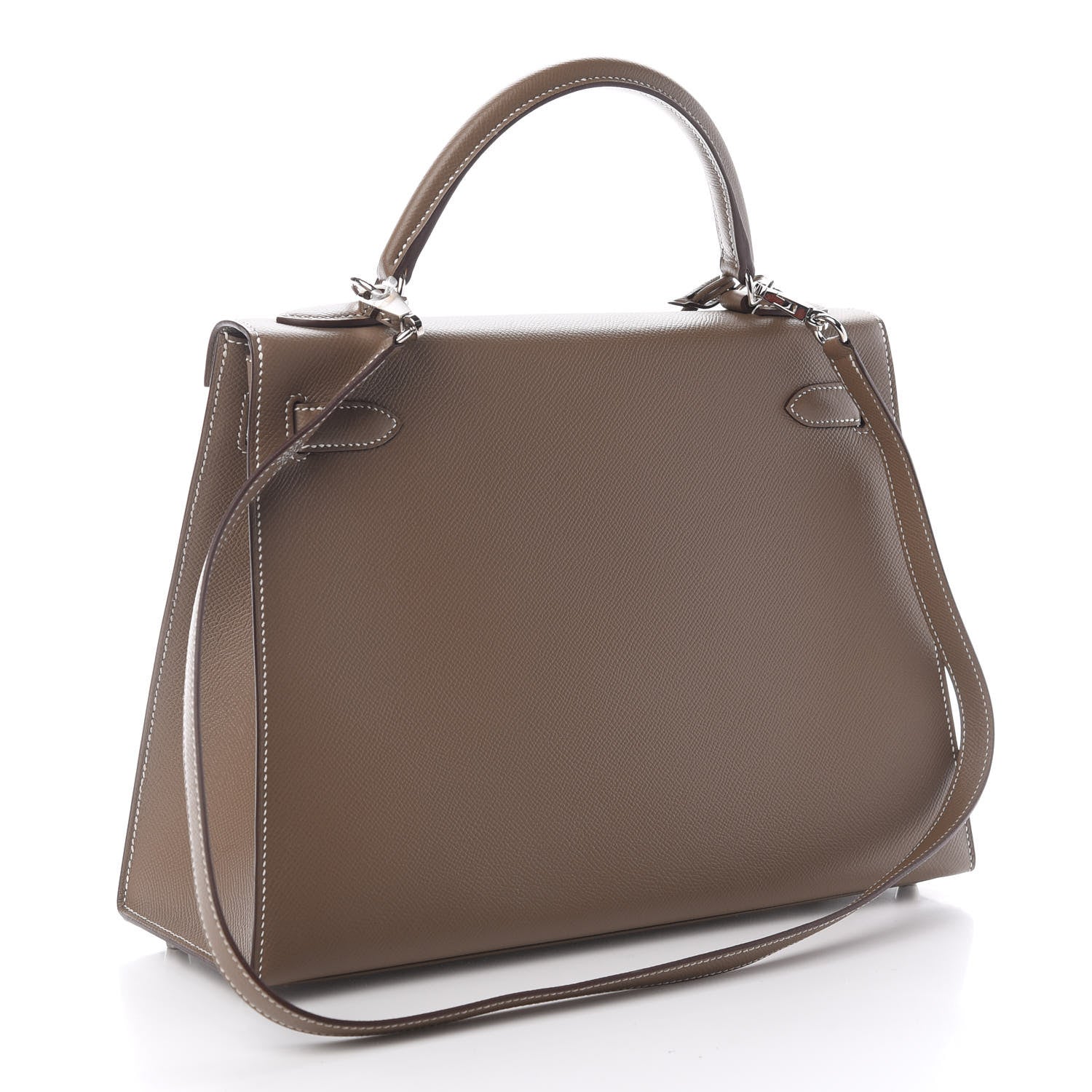 Hermes Epsom Kelly Sellier 32 Etoupe 3 of 12