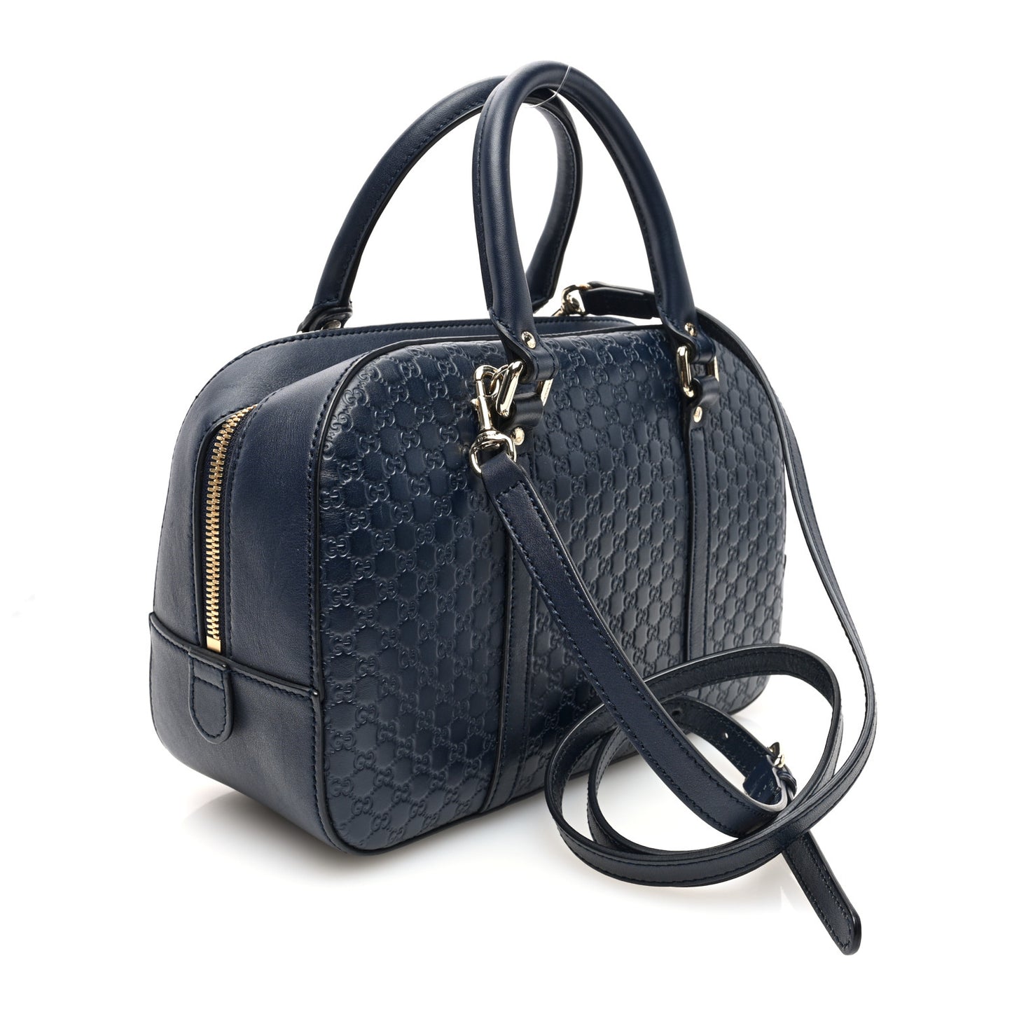 Microguccissima Medium Crossbody Bag Blue