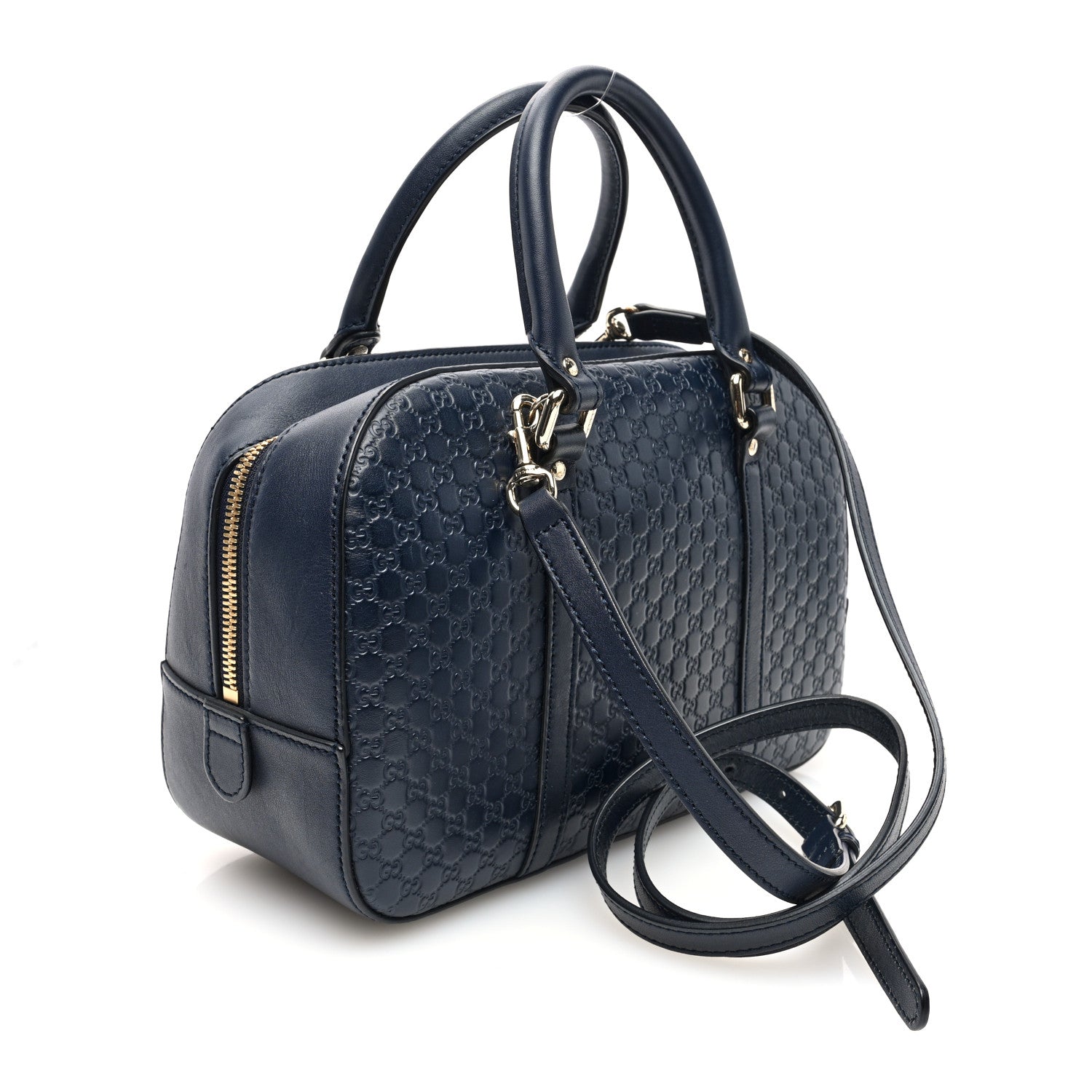 Gucci Microguccissima Medium Crossbody Bag Blue 3 of 10