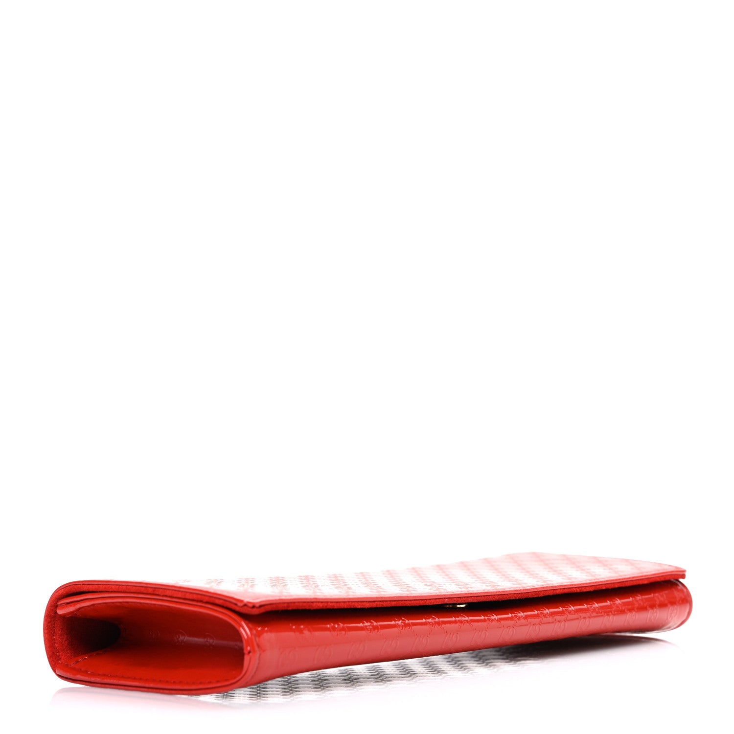 Gucci Patent Microguccissima Small Broadway Clutch Red 4 of 7
