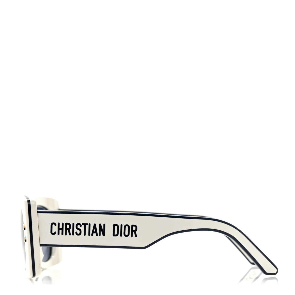 Diorpacific S1U Square Sunglasses White Blue