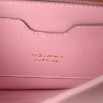Dolce & Gabbana Nappa Quilted 3.5 Medium Chain Bag Pink 12 of 17