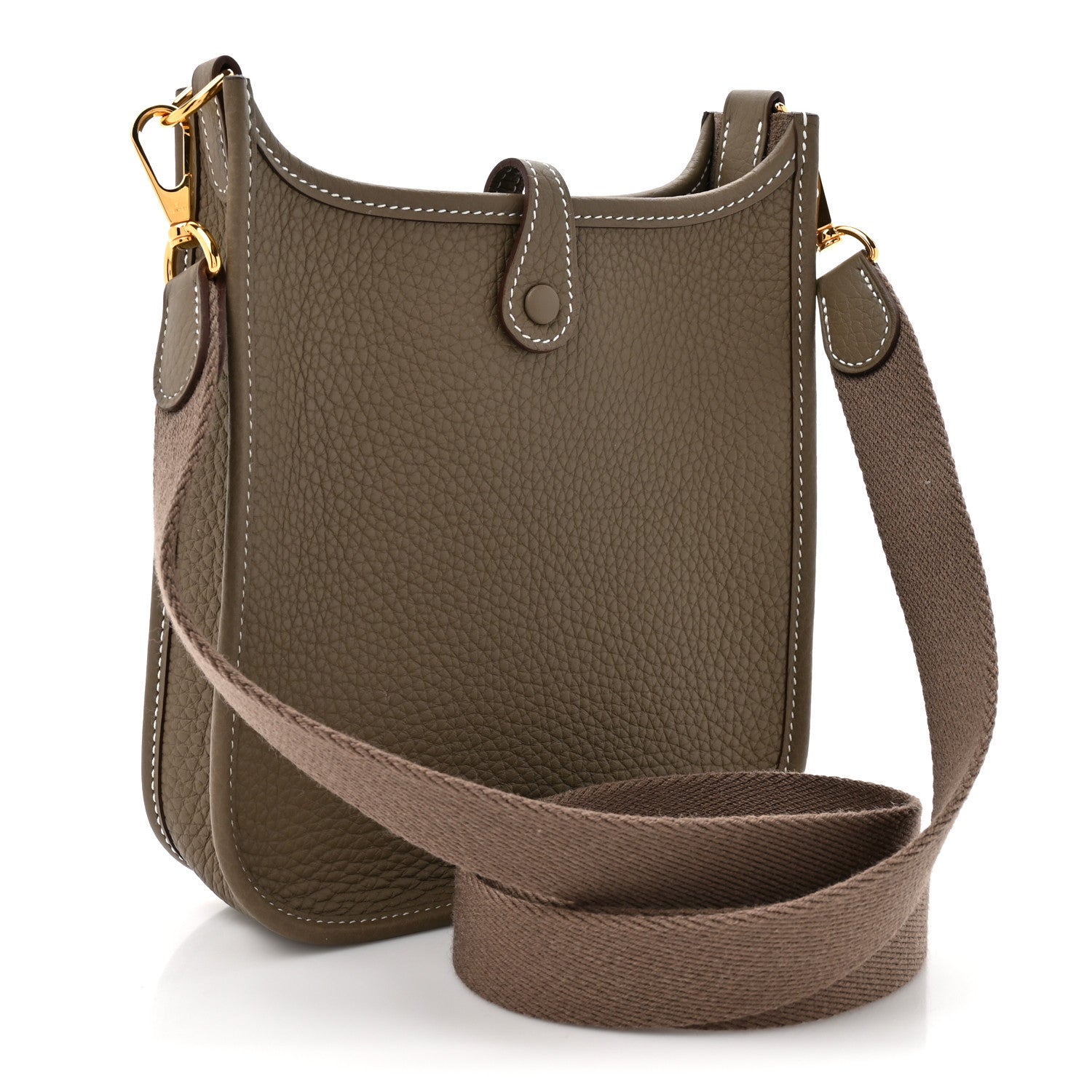 Hermes Taurillon Clemence Evelyne TPM Etoupe 3 of 11