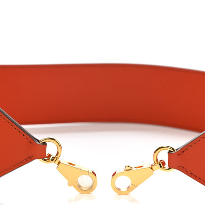 Hermes Swift Epsom Pocket Kelly Shoulder Strap Terre Battue Capucine 6 of 6