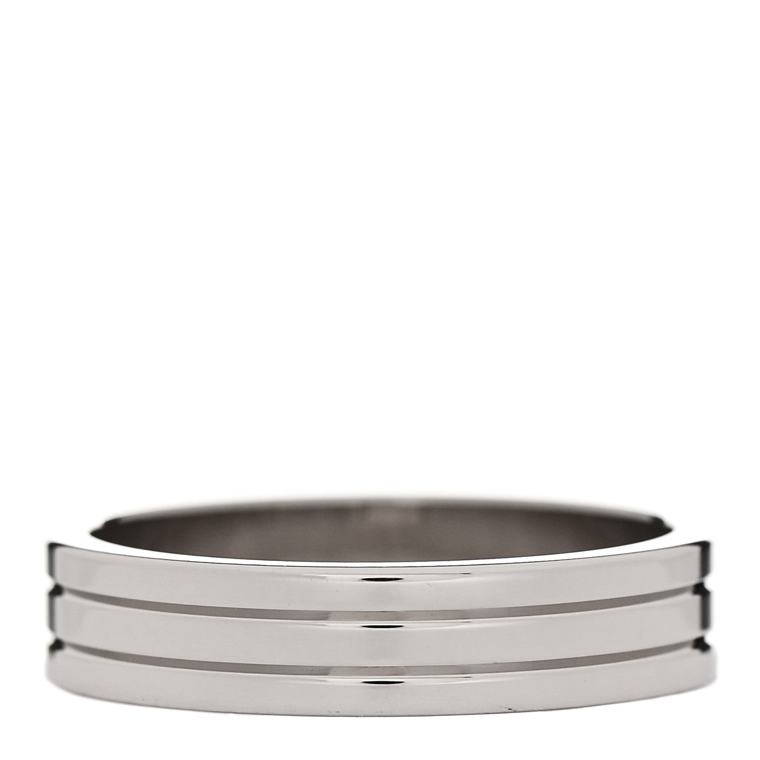 Cartier 18K White Gold 4.8mm Vendome Louis Cartier Wedding Band Ring 58 8.5 3 of 4