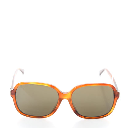 Gucci Acetate Square Frame Sunglasses GG 3834/F/S Tortoise 2 of 8