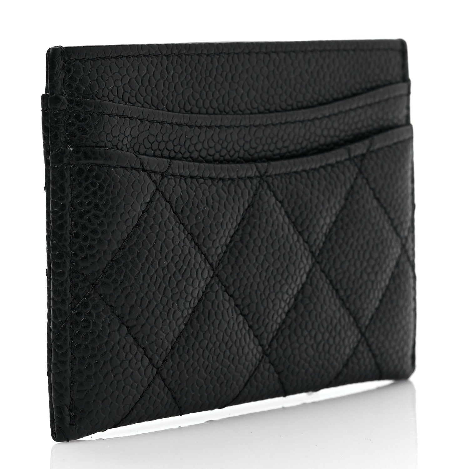 Chanel Caviar Quilted Card Holder Black 3 of 9