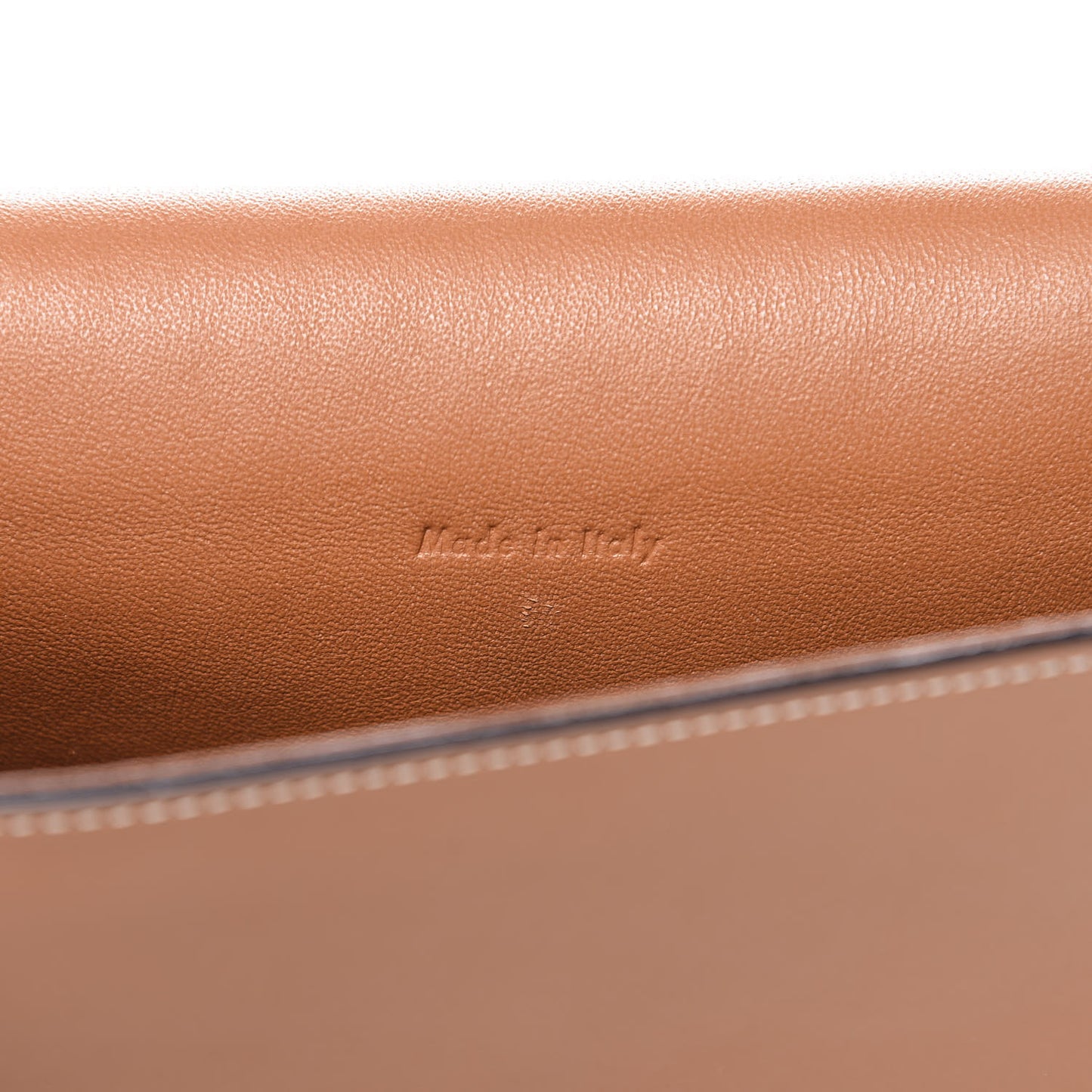Palmelato Calfskin Medium Trotteur Tan