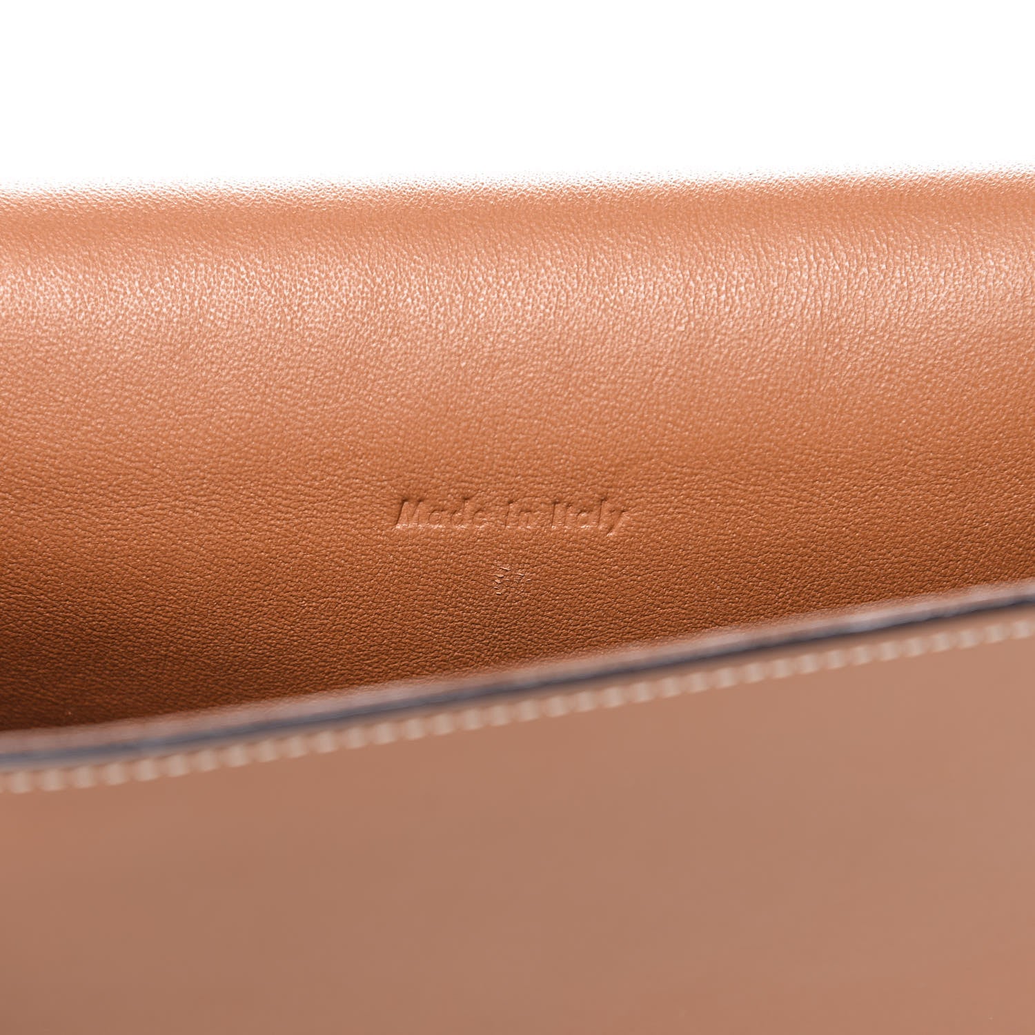Celine Palmelato Calfskin Medium Trotteur Tan 6 of 12