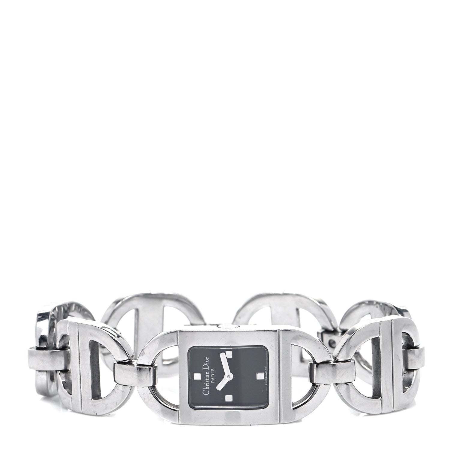 Christian Dior Stainless Steel 19mm Malice Quartz Watch Black 2 of 4