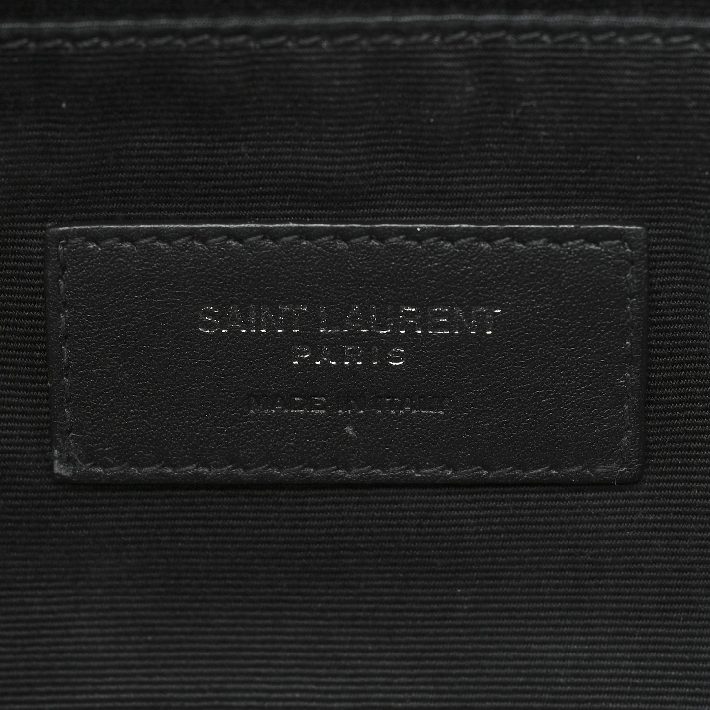 Lambskin Monogram Belt Bag Black