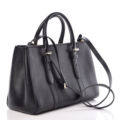 Mulberry Shiny Goatskin Small Bayswater Double Zip Tote Black 3 of 8