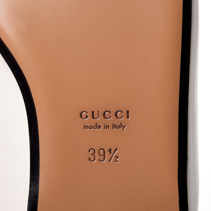 Gucci Malaga Kid Womens Princetown Slippers 39.5 Mystic White 8 of 11