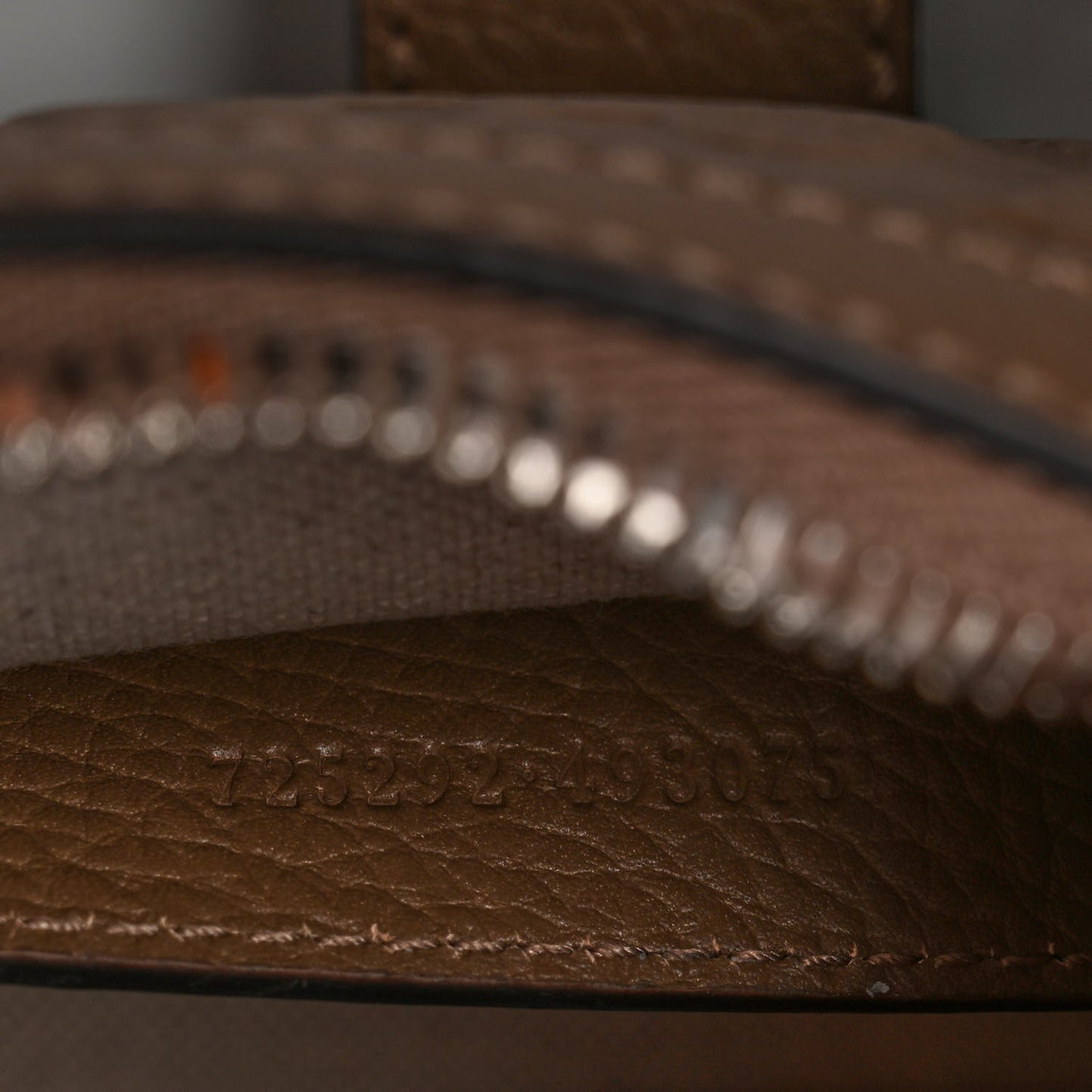 Piuma Calfskin Jumbo GG Embossed Mini Duffle Bag Good Taupe